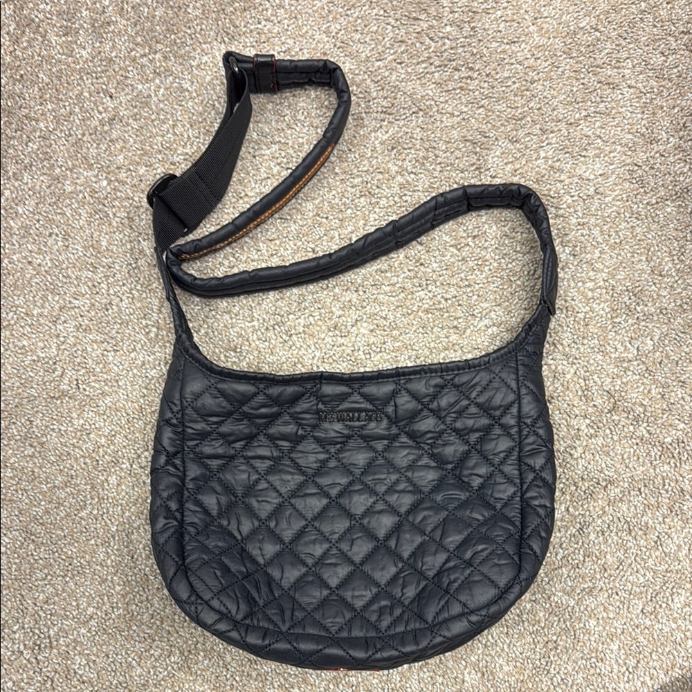 Mz Wallace Black Small Parker Quilted Crossbody Bag